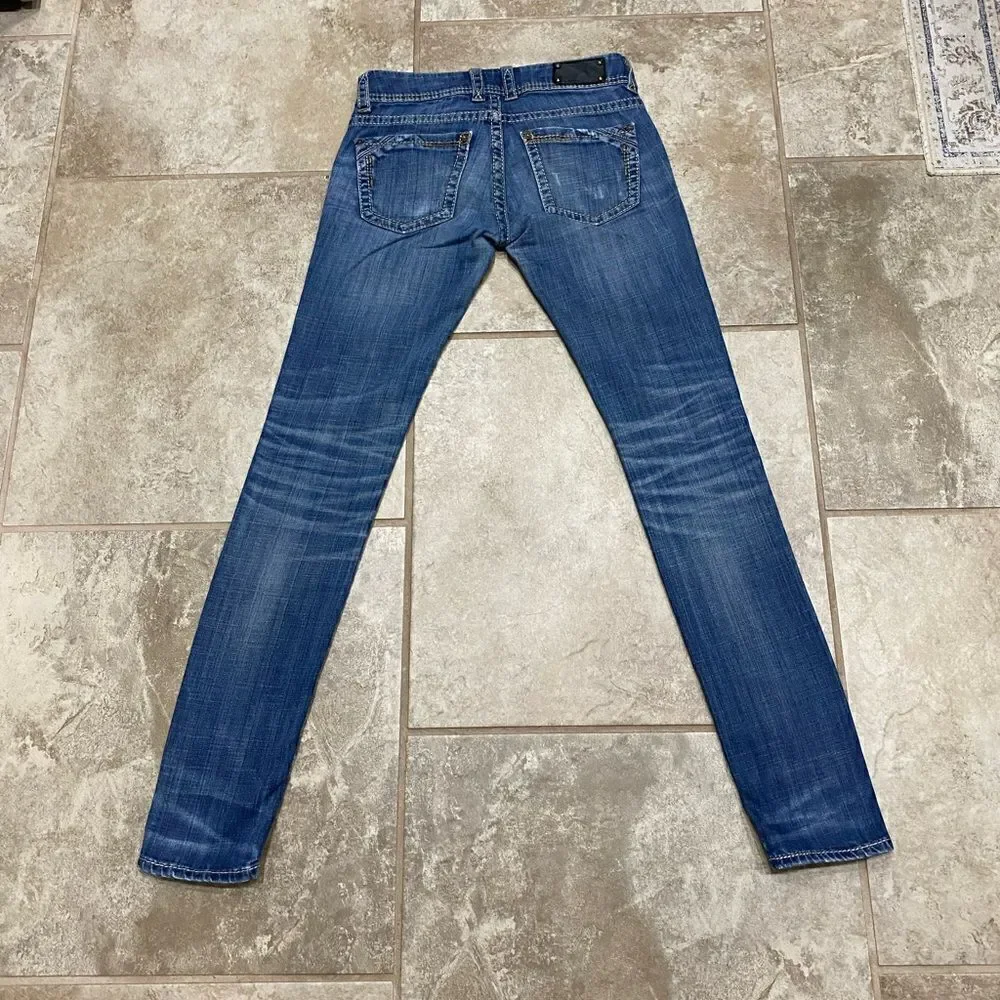 Buckle Black 24x32 Skinny Stretch Low Rise Denim Jeans Size EUC - Picture 5 of 10